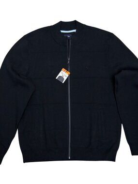 ROBERT GRAHAM Black Casual Bomber Jacket Business Coat Mens 2XL - NWT